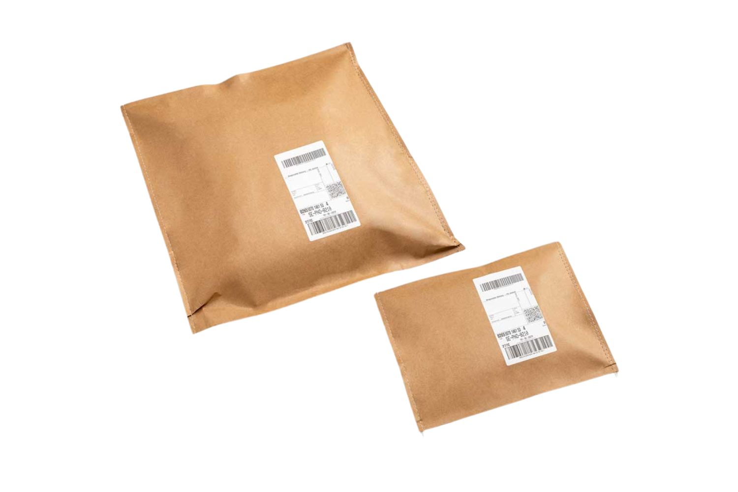 Papier mailers with label
